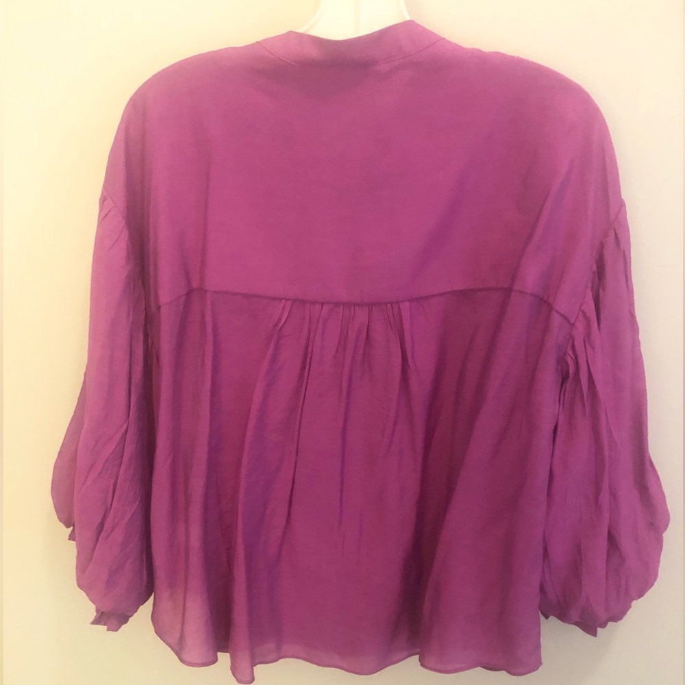 Fate long ruffled balloon sleeve blouse - Picture 3 of 6
